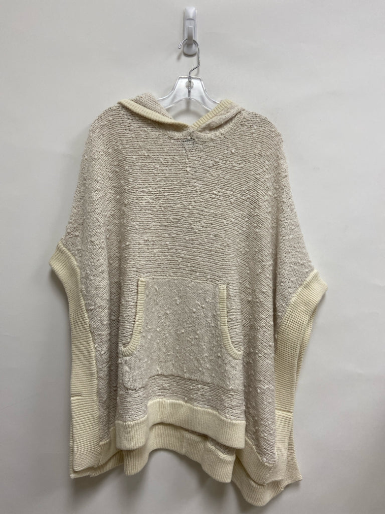 FP Beach Size XS Cream Poncho Ladies Sweater