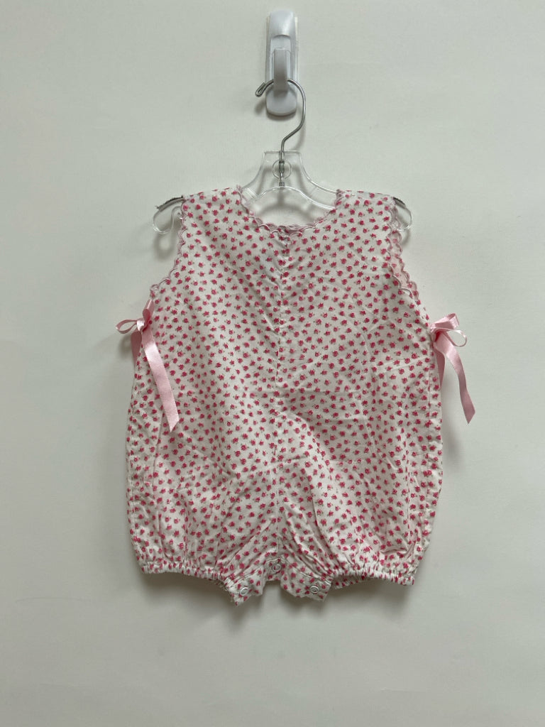 SIZE 12M White Pink Flowers Sleeveless Girl&