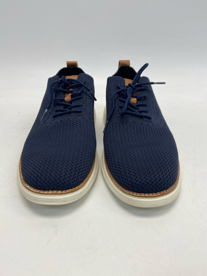 Vilocy Navy Lace-Up Knit Men&