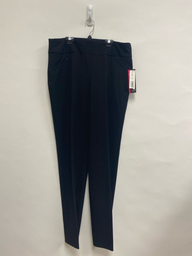 NWT investments Size 12L Black Pull-on Ladies Pants