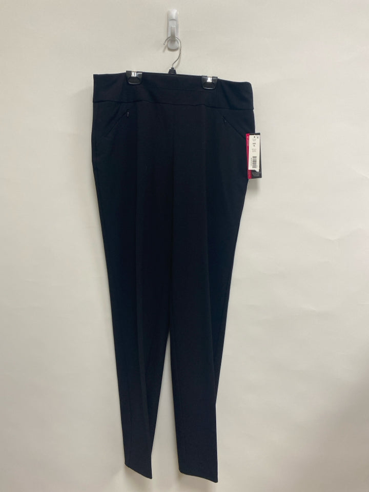 NWT investments Size 12L Black Pull-on Ladies Pants