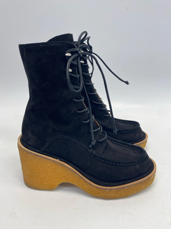 rag &amp; bone US Shoe Size 37 Black Lace-up Suede Boots