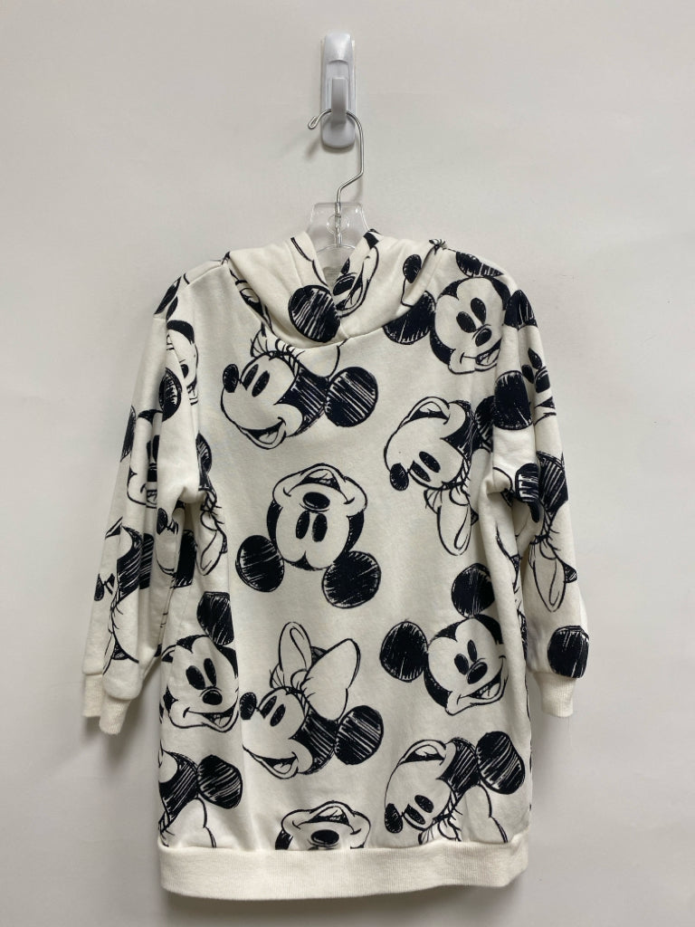 H&amp;M SIZE 5T Cream/Black Mickey Mouse Hooded Girl&