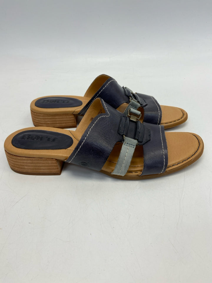 Born  Size 10 Navy Sandals