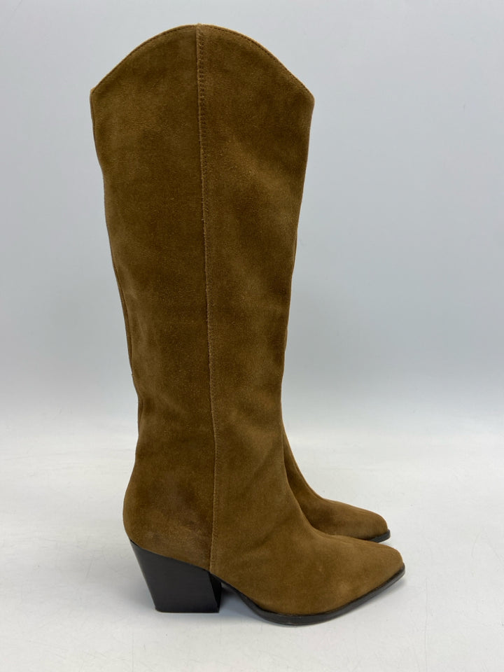 Seychelles US Shoe Size 8 Camel Side Zipper Boots