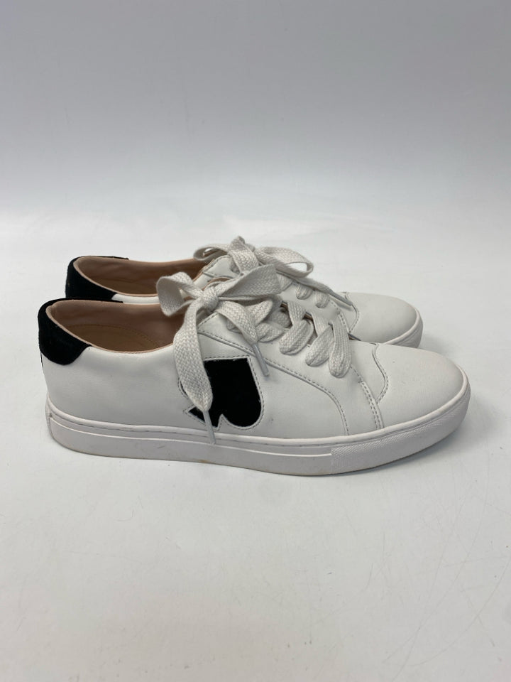 Kate Spade  Size 9.5 White Lace-up Sneakers