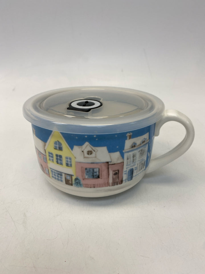 White Blue/Multi Bowl(s)