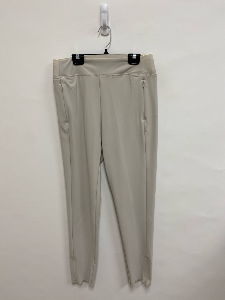 IBKUL Size 10 Cream Pull-on Athletic Pants