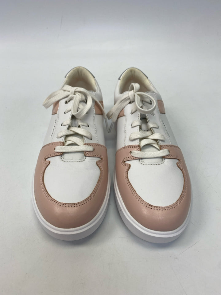 Cole Haan  Size 8.5 Coral White Lace-up Sneakers