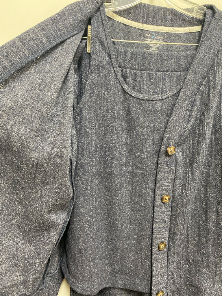 NWT Size L Navy Ladies Lounge 2 pc