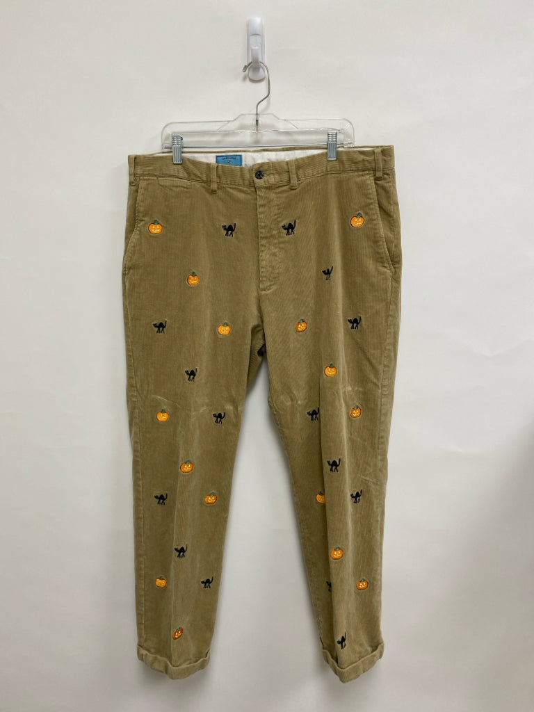 CASTAWAY NANTUCKET Size 40 Khaki Black/Orange Jack O&