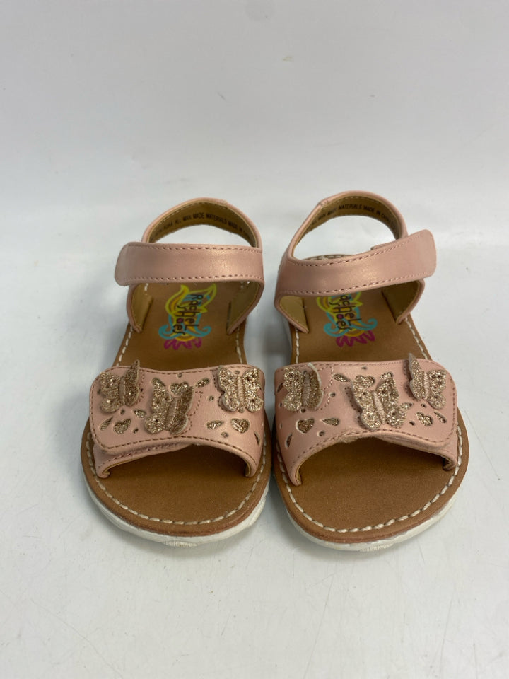 SIZE 6 Blush Rose Gold Butterflies Girl&