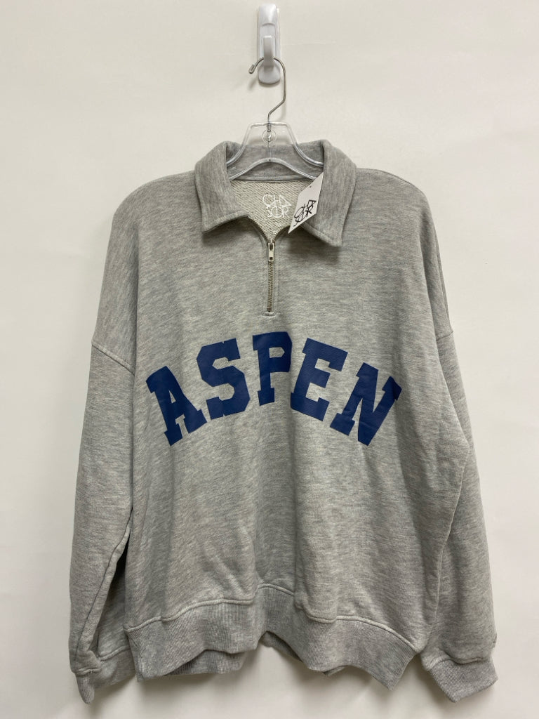 NWT Size M Gray Blue Ladies Pullover