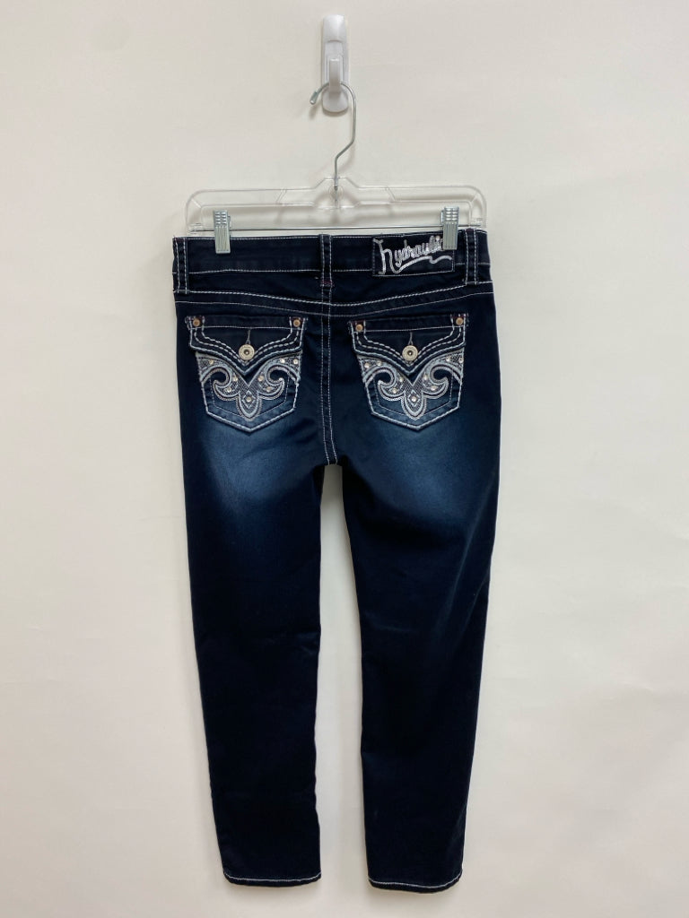 Hydraulic Size 9/10 Denim Embroidered Ladies Jeans