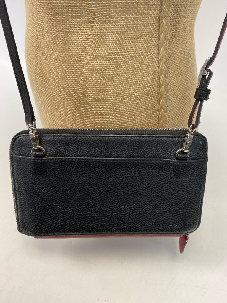 Brighton Red Multi-Color Flower(s) Crossbody