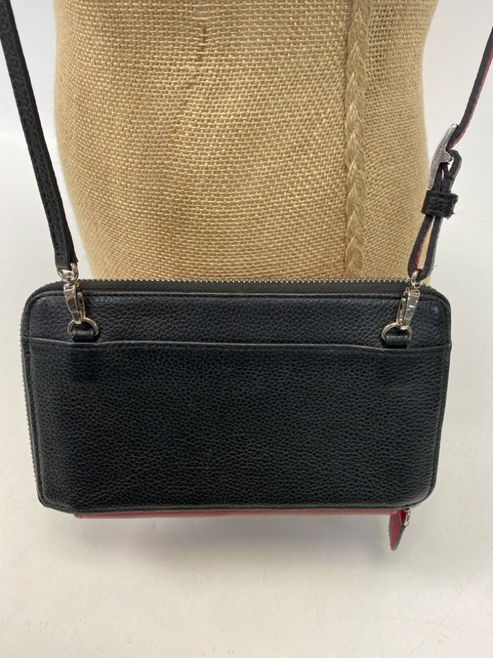 Brighton Red Multi-Color Flower(s) Crossbody