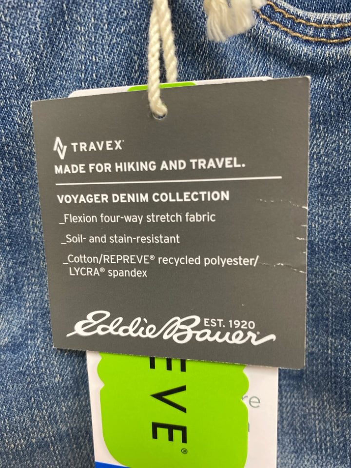 NWT Eddie Bauer Size 6 Pale Blue Ladies Jeans