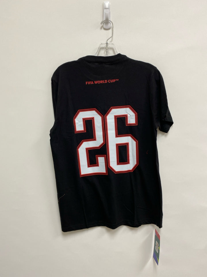 NWT Size S Black White/Red Soccer Men&