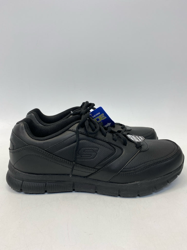 NWT Skechers Size 11 Black Lace-Up Men&