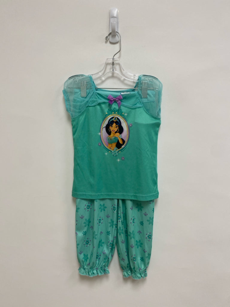 Disney SIZE 4T Aqua Princess Girl&