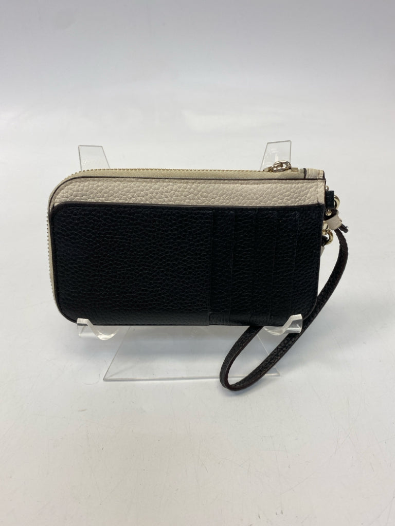 Kate Spade Cream Brown Colorblock(s) Wristlet