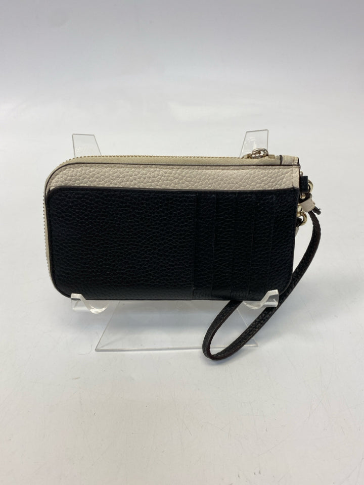 Kate Spade Cream Brown Colorblock(s) Wristlet