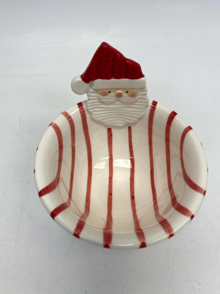 Mudpie Red White Striped Christmas