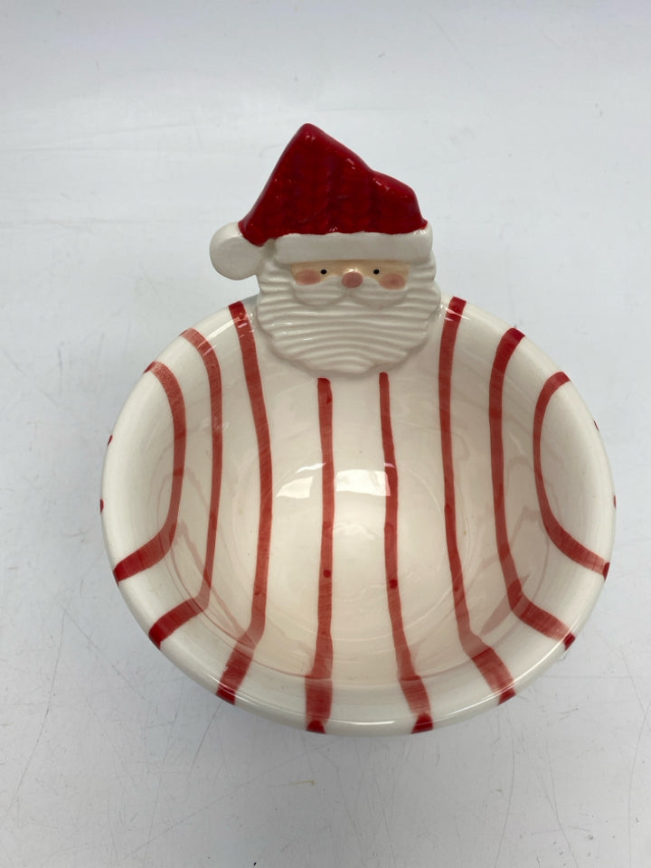 Mudpie Red White Striped Christmas