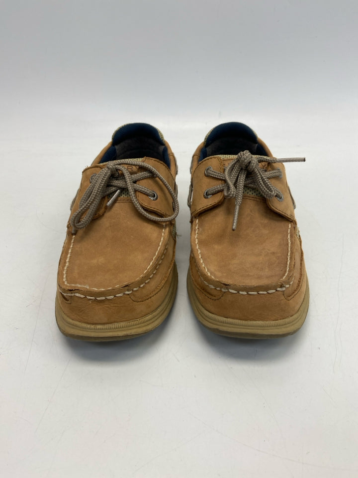 Sperry SIZE 6 Brown Tan Lace-Up Boy&