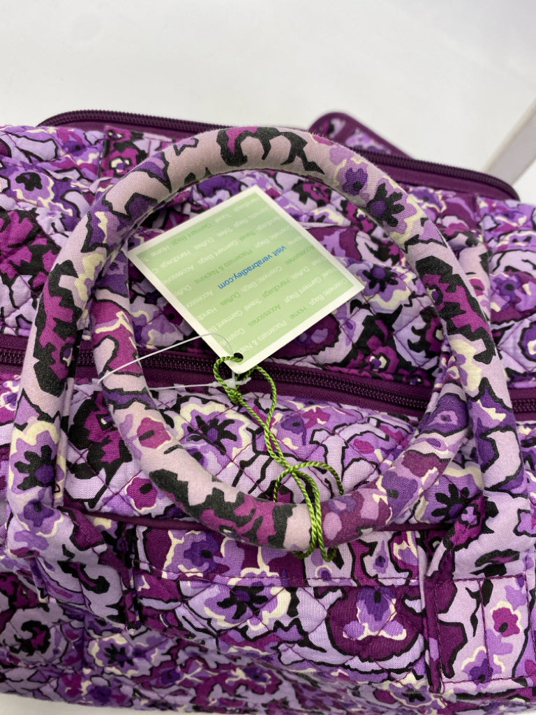 Vera Bradley Purple Floral Duffle Bag
