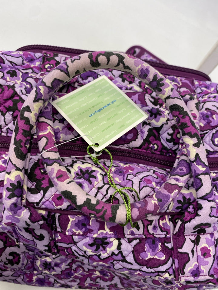Vera Bradley Purple Floral Duffle Bag