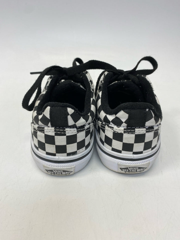 Vans SIZE 1 Black White Checkered Girl&