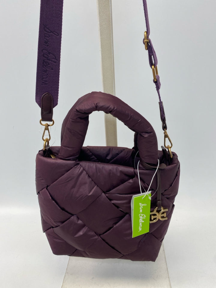 NWT Sam Edelman Dark Plum Nylon Handbag