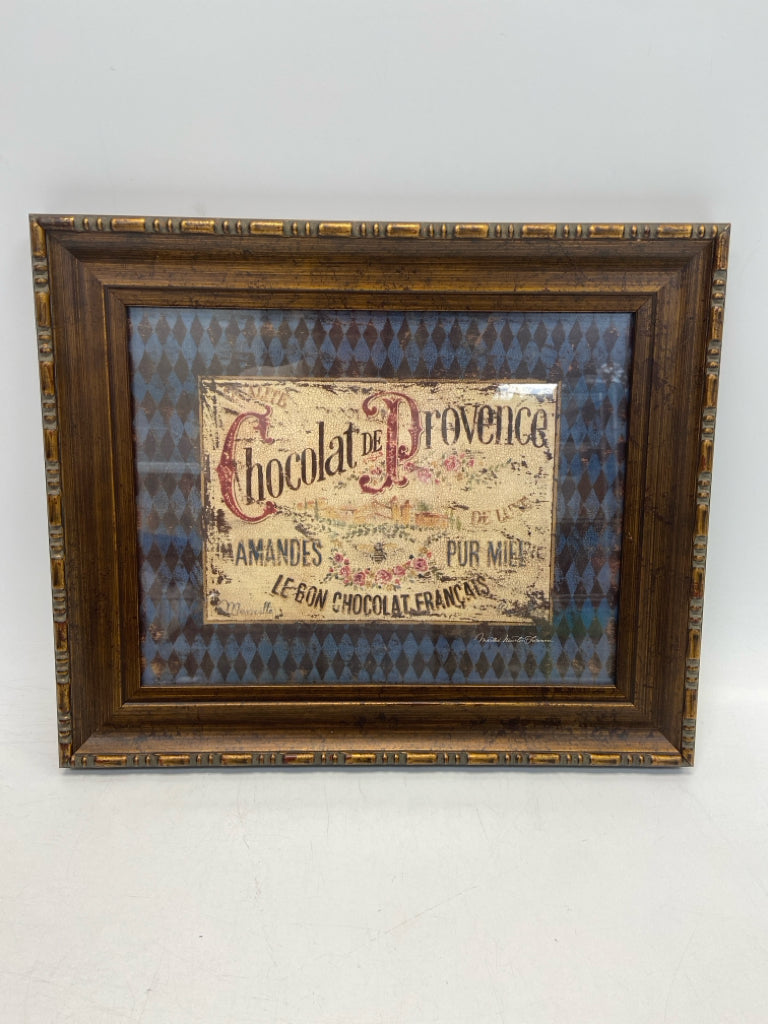 Cream Multi Color Framed Art