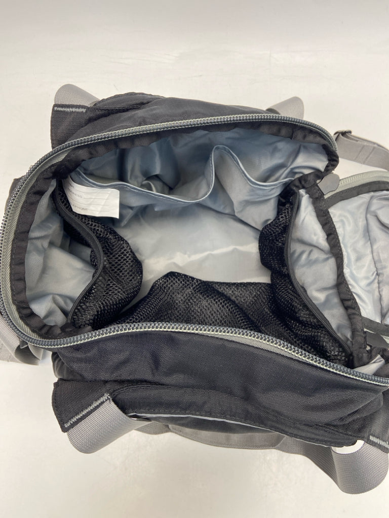 L L Bean Black Gray Duffle Bag
