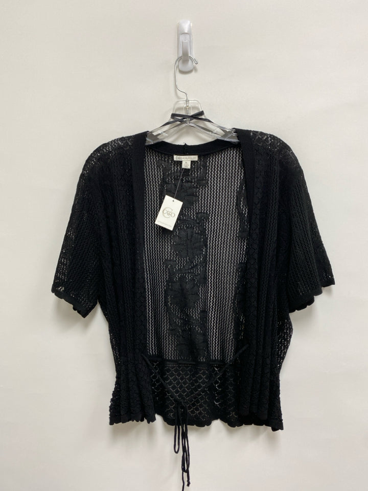 NWT CATO Size XL Black Drape Ladies Sweater