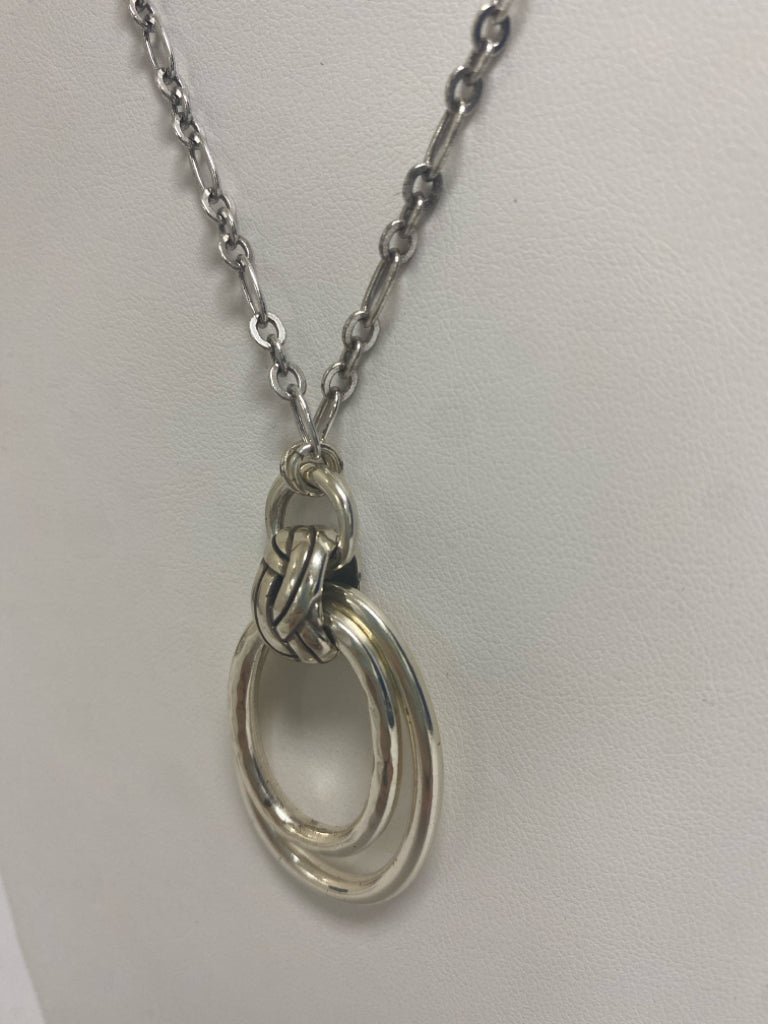 NWT Brighton Silver Color Shapes Necklace