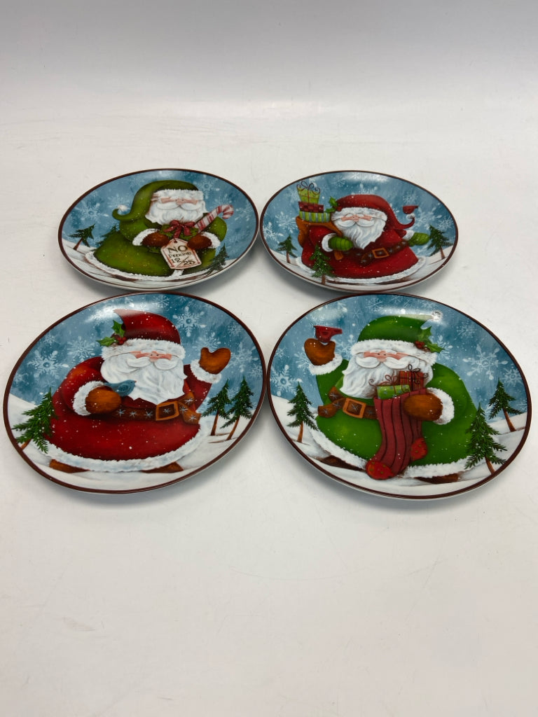 Pfaltzgraff Multi Color Santa Ceramic Christmas