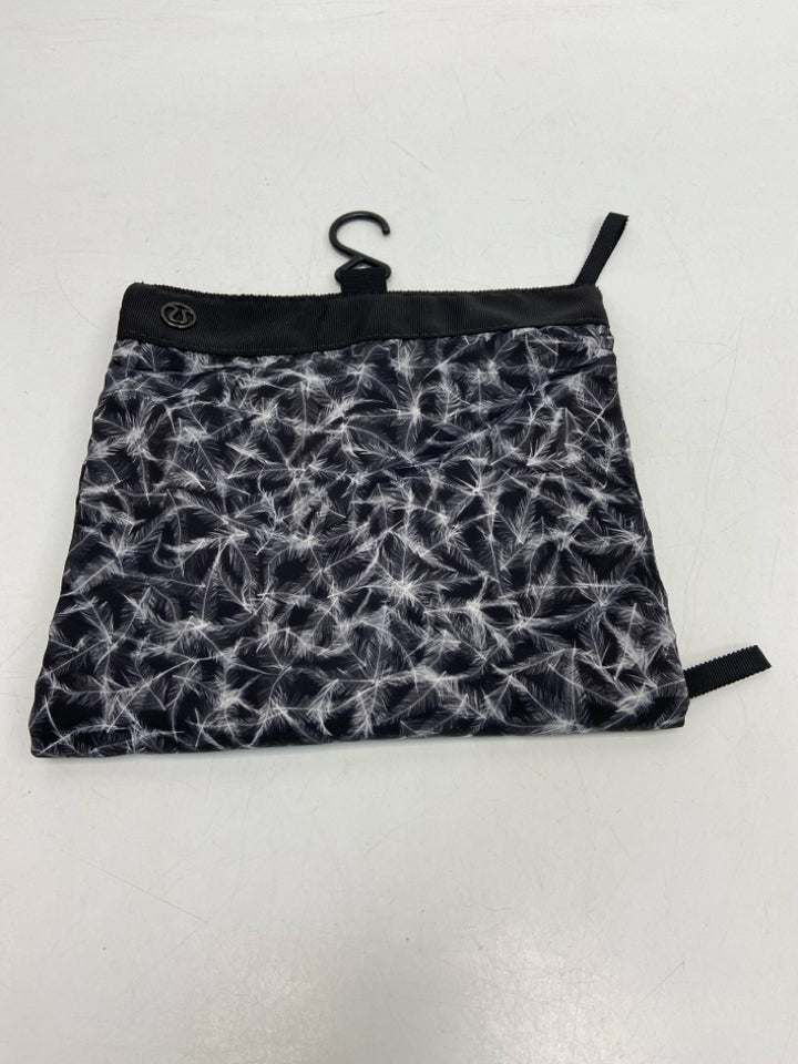 Lululemon Black Gray Feathers Misc. Luggage