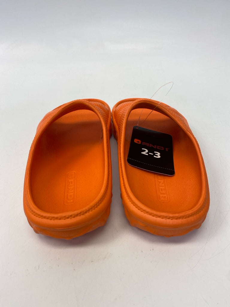 NWT And1 SIZE 2/3 Orange Boy&