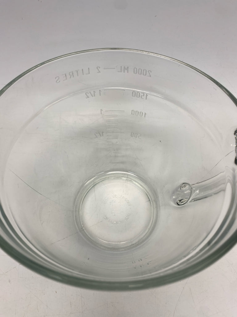Pampered Chef Clear White Glass Bowl(s)