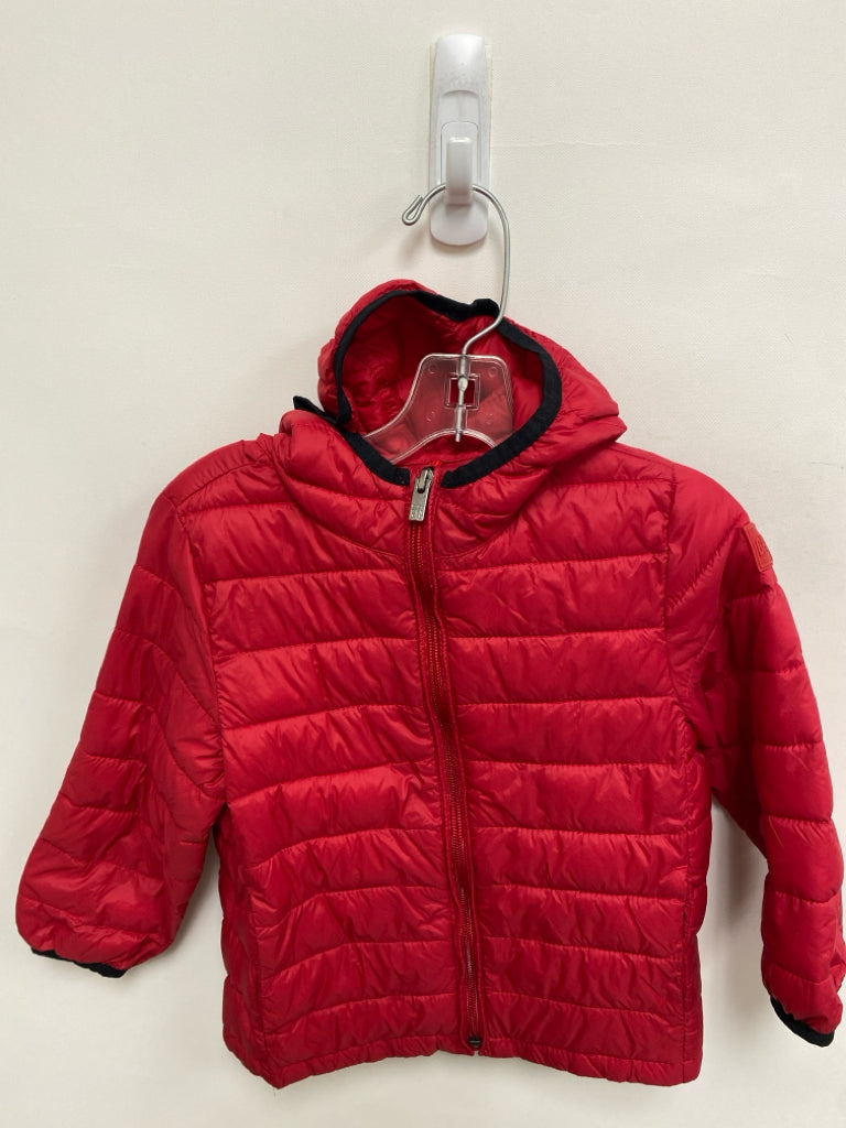 Baby Gap SIZE 3T Red Puffer Hooded Boy&