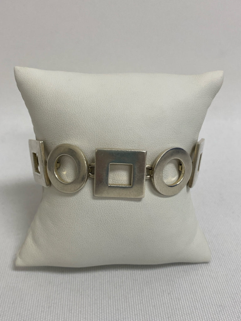 Silver Shapes Bracelet