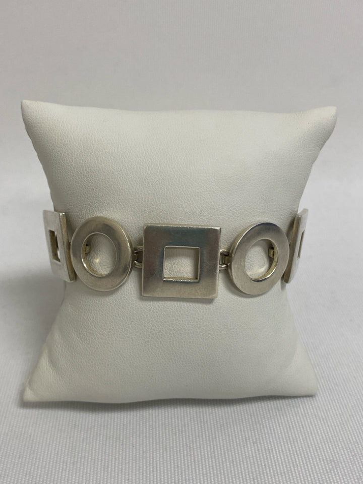 Silver Shapes Bracelet