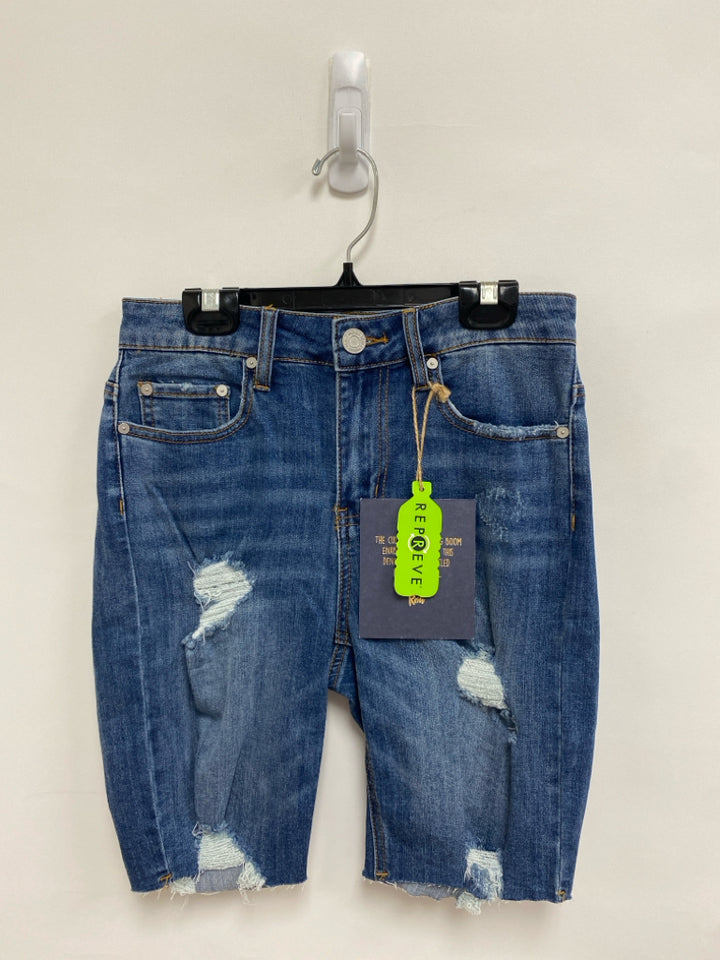 NWT Indigo Rein Size 5 Faded Denim Distressed Ladies Shorts