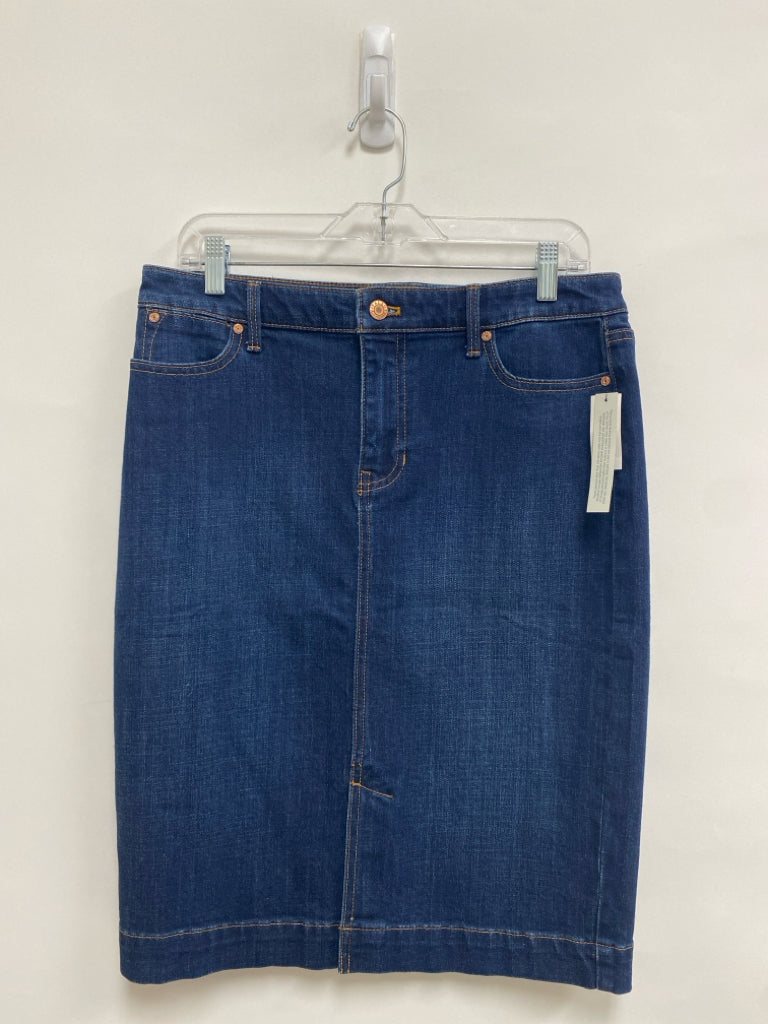 NWT Talbots Size 10P Dark Denim Petite Skirt