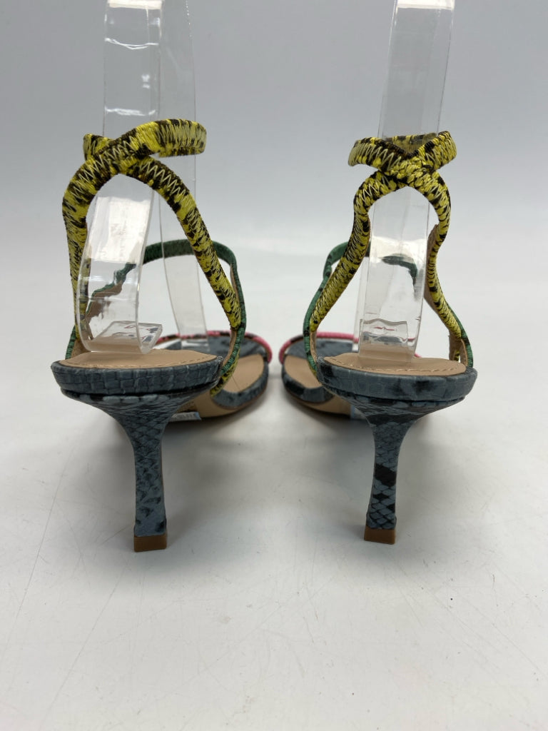 Steve Madden  Size 7.5 Multi-Color Snakeprint Sandals