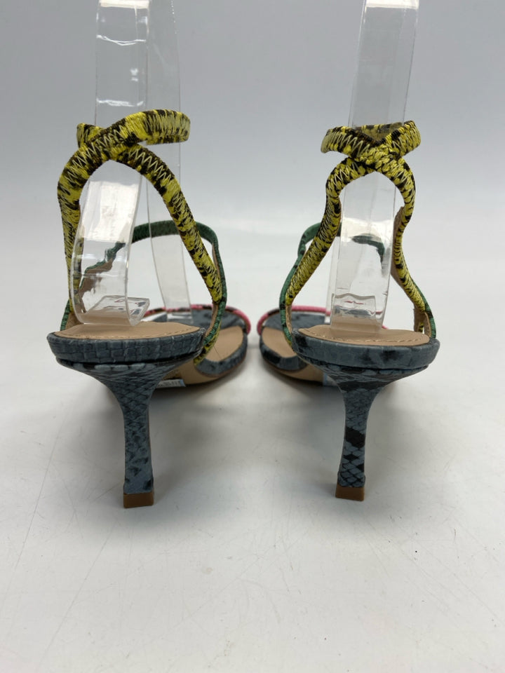 Steve Madden  Size 7.5 Multi-Color Snakeprint Sandals