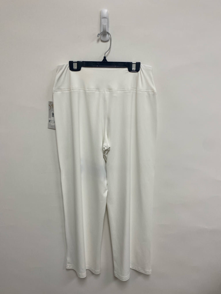 NWT Sympli Size 10 White Pull-on Ladies Pants