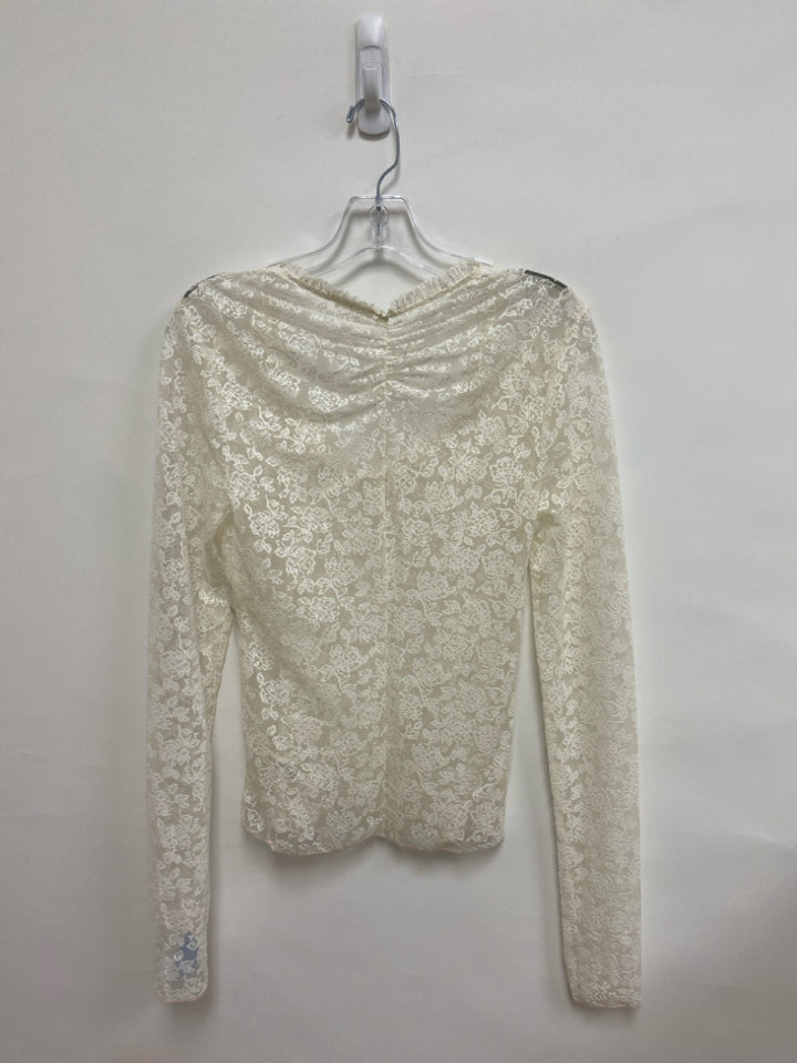 NWT Free People Size S White Lace Ladies Top